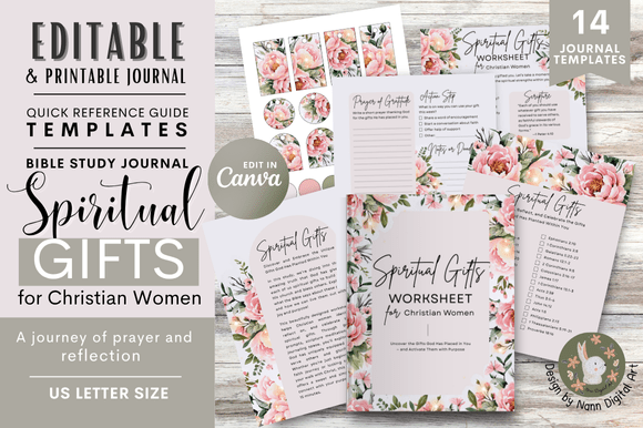 Bible Study & Prayer Journal Templates for Spiritual Growth