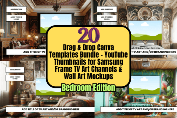 Canva Frame Templates Mockup Bundle: Professional Visuals