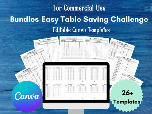 Canva Savings Challenge Templates: A Design Asset That Builds Wealth