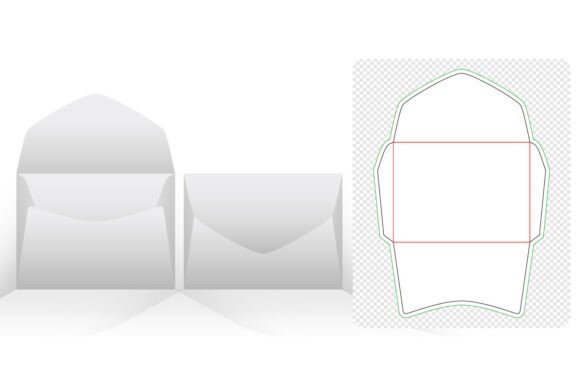 Elevate Your Brand with Envelope Packaging Die Cut Templates