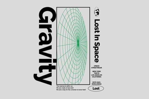 Elevate Your Streetwear Brand with Gravity T-shirt Design Templates