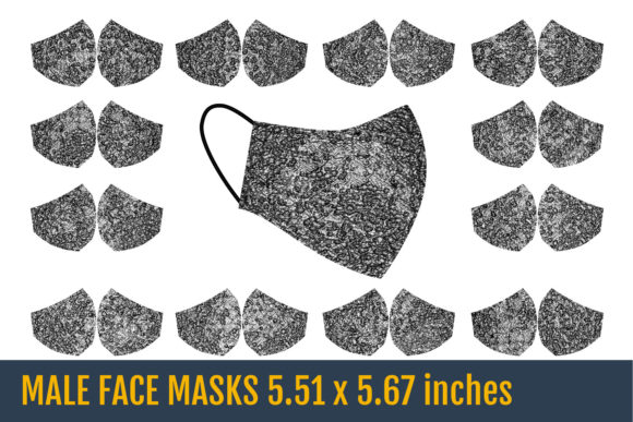 Male and Female Face Masks Templates: Design with Clarity