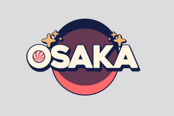 Osaka Japan T-shirt Design Templates: Aesthetic Quotes for Streetwear
