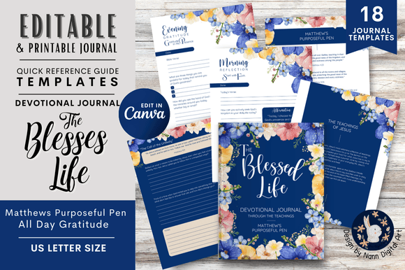 Streamline Your Spiritual Practice with Editable Devotional Journals