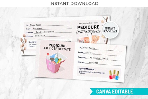 Transform Your Nail Salon with Custom Pedicure Gift Certificates